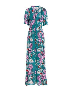 �_�C�A�� �t�H�� �t�@�X�e���o�[�O ���f�B�[�X �h���X DIANE VON FURSTENBERG �p�[�e�B�h���X Emerald �G�������h