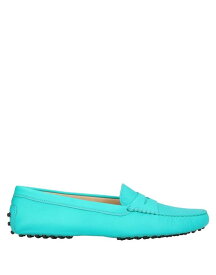 【送料無料】 トッズ レディース スリッポン・ローファー シューズ Loafers Turquoise