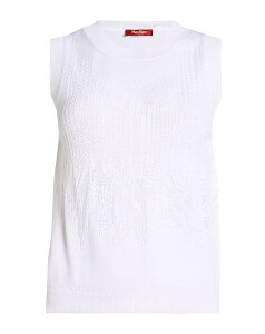 �}�b�N�X�}�[�� ���f�B�[�X �g�b�v�X �V���c MAX MARA STUDIO White �z���C�g