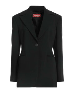 �}�b�N�X�}�[�� ���f�B�[�X �A�E�^�[ �W���P�b�g�E�u���]�� �e�[���[�h�W���P�b�g MAX MARA STUDIO Black �u���b�N