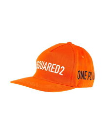 【送料無料】 ディースクエアード レディース 帽子 アクセサリー Hat Orange
