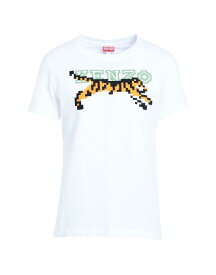 【送料無料】 ケンゾー レディース Tシャツ トップス T-shirt White
