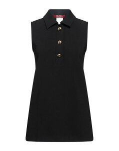 �}�b�N�X�}�[�� ���f�B�[�X �g�b�v�X �|���V���c MAX MARA STUDIO Black �u���b�N