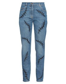 【送料無料】 モスキーノ レディース デニムパンツ ボトムス Denim pants Blue