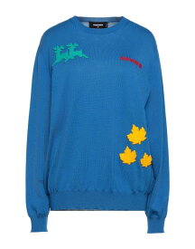 【送料無料】 ディースクエアード レディース ニット・セーター アウター Sweater Blue