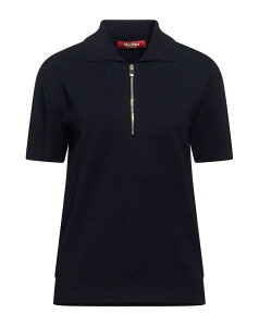 �}�b�N�X�}�[�� ���f�B�[�X �g�b�v�X �V���c �v���I�[�o�[ MAX MARA STUDIO Navy �l�C�r�[