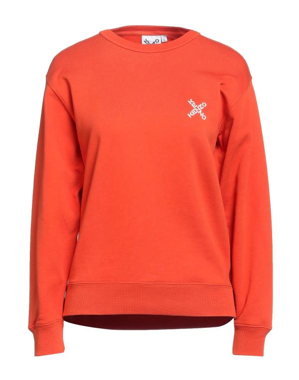 高級素材使用ブランド ケンゾー レディース パーカー・スウェット アウター Sweatshirt Orange レディースファッション 