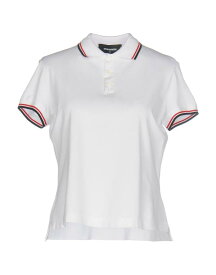 【送料無料】 ディースクエアード レディース ポロシャツ トップス Polo shirt White