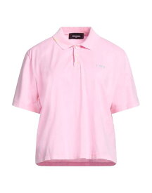 【送料無料】 ディースクエアード レディース ポロシャツ トップス Polo shirt Pink