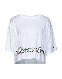 【送料無料】 チャンピオン レディース Tシャツ トップス T-shirt White