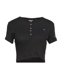 【送料無料】 チャンピオン レディース Tシャツ トップス T-shirt Black