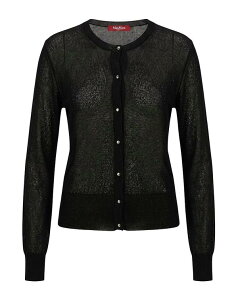 �}�b�N�X�}�[�� ���f�B�[�X �A�E�^�[ �J�[�f�B�K�� MAX MARA STUDIO Black �u���b�N