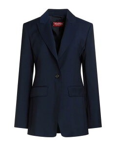 �}�b�N�X�}�[�� ���f�B�[�X �A�E�^�[ �W���P�b�g�E�u���]�� �e�[���[�h�W���P�b�g MAX MARA STUDIO Navy �l�C�r�[