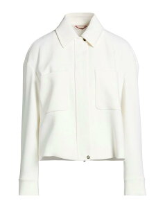 �}�b�N�X�}�[�� ���f�B�[�X �A�E�^�[ �W���P�b�g�E�u���]�� MAX MARA STUDIO White �z���C�g