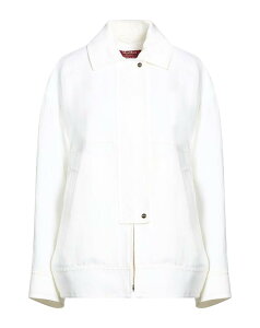 �}�b�N�X�}�[�� ���f�B�[�X �A�E�^�[ �W���P�b�g�E�u���]�� MAX MARA STUDIO Ivory �A�C�{���[