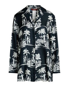 �}�b�N�X�}�[�� ���f�B�[�X �g�b�v�X �V���c MAX MARA STUDIO & Black �u���b�N