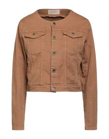 【送料無料】 カオスジーンズ レディース ジャケット・ブルゾン デニムジャケット アウター Denim jacket Camel