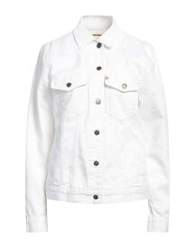 【送料無料】 セミクチュール レディース ジャケット・ブルゾン デニムジャケット アウター Denim jacket White