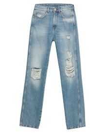 【送料無料】 マイツインツインセット レディース デニムパンツ ボトムス Cropped jeans Blue