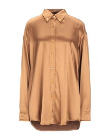 【送料無料】 シエス・マルジャン レディース シャツ トップス Solid color shirts & blouses Camel