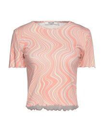 【送料無料】 エヌ エー ケイ ディ レディース Tシャツ トップス T-shirt Salmon pink