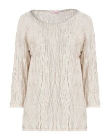 【送料無料】 ロッソピューロ レディース ニット・セーター アウター Sweater Beige