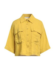 【送料無料】 カラクテール レディース シャツ リネンシャツ トップス Linen shirt Acid green