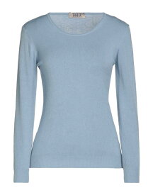 【送料無料】 ティーエスディ12 レディース ニット・セーター アウター Sweater Sky blue