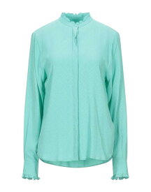 【送料無料】 エムエスジイエム レディース シャツ トップス Solid color shirts & blouses Light green