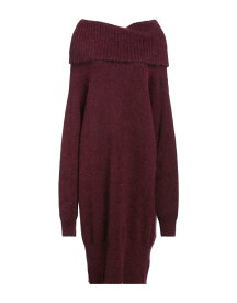 【送料無料】 クルチアーニ レディース ワンピース トップス Midi dress Burgundy