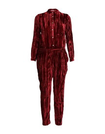 【送料無料】 ロッソピューロ レディース ジャンプスーツ トップス Jumpsuit/one piece Burgundy