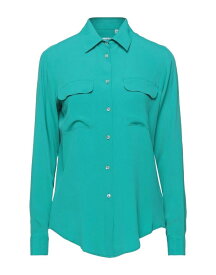 【送料無料】 カミセッタスノーブ レディース シャツ ブラウス トップス Solid color shirts & blouses Turquoise