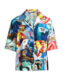 【送料無料】 ジーシーディーエス レディース シャツ トップス Patterned shirts & blouses Blue