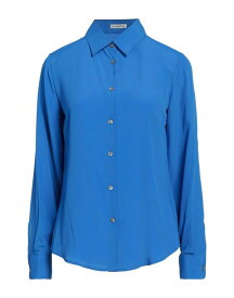 【送料無料】 カミセッタスノーブ レディース シャツ ブラウス トップス Solid color shirts & blouses Bright blue