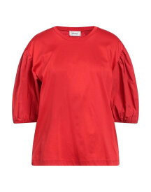 【送料無料】 オットダム レディース Tシャツ トップス T-shirt Red