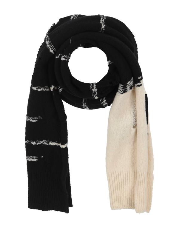  イザベル・ベネナート レディース マフラー・ストール・スカーフ アクセサリー Scarves and foulards Black