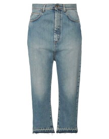 【送料無料】 マイツインツインセット レディース デニムパンツ ボトムス Cropped jeans Blue