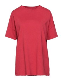 【送料無料】 ブランドユニーク レディース Tシャツ トップス T-shirt Brick red