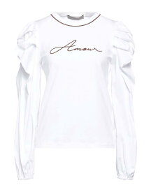 【送料無料】 ディー・エクステリア レディース Tシャツ トップス T-shirt White