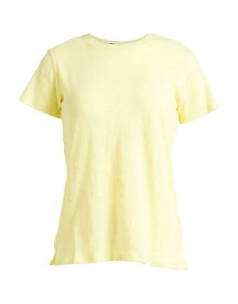 【送料無料】 エーティーエム レディース Tシャツ トップス T-shirt Light yellow