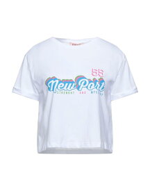 【送料無料】 コンタット レディース Tシャツ トップス T-shirt White
