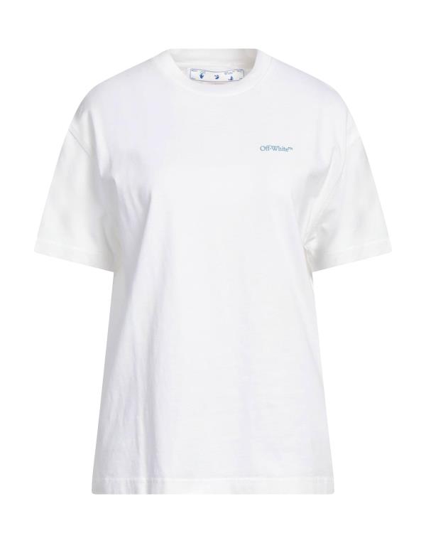  オフホワイト レディース Tシャツ トップス Basic T-shirt White
