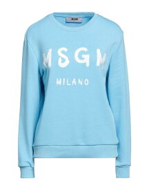 【送料無料】 エムエスジイエム レディース パーカー・スウェット アウター Sweatshirt Sky blue