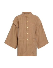 【送料無料】 フレーム レディース ジャケット・ブルゾン アウター Full-length jacket Light brown