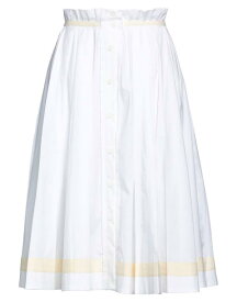 【送料無料】 モスキーノ レディース スカート ボトムス Midi skirt White