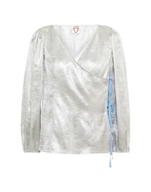 【送料無料】 シュリンプス レディース シャツ トップス Solid color shirts & blouses Silver