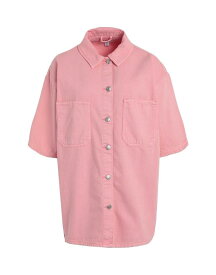 【送料無料】 トップショップ レディース シャツ デニムシャツ トップス Denim shirt Light pink