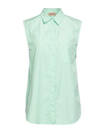 【送料無料】 ヌメロ ヴェントゥーノ レディース シャツ トップス Solid color shirts & blouses Light green