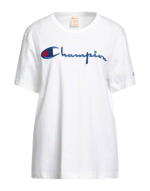 【送料無料】 チャンピオン レディース Tシャツ トップス T-shirt White