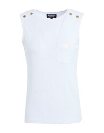 【送料無料】 バーブァー レディース Tシャツ トップス T-shirt White